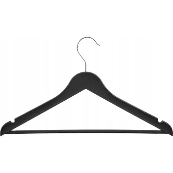 Věšák 3x Věšáky NA OBLEČENÍ černé otočné do šatny