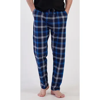 Pánské pyžamo Vienetta MAN Pánské pyžamové kalhoty Matěj: tmavě modrá XL