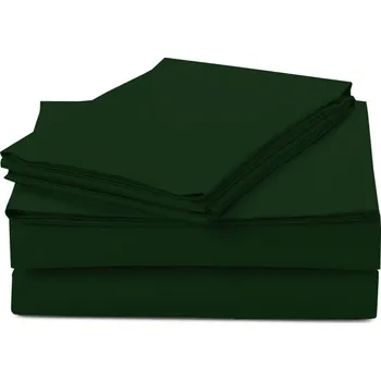 Prostěradlo PROSTĚRADLO BEZ GUMY LUXURY BAVLNĚNÝ SATÉN 180X200CM ZELENÉ