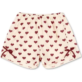 Dívčí bavlněné šortky se srdíčky "Amour Rouge" Konges Sløjd VELIKOST: 104/4 roky