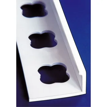 ukončovací lišta PROFIN | ULL | ukončovací | L | pvc | bílá=1167 | D=2.5m Výška lišty: 8 mm