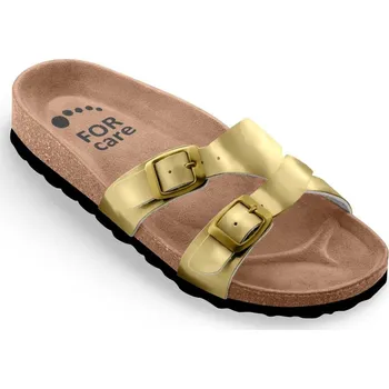 Dámská zdravotní obuv FORcare dámský pantofel 212165 zlatá Velikost: 38