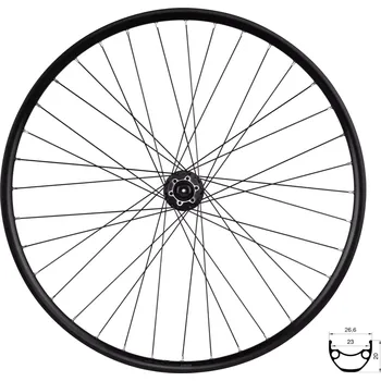 Zapletené kolo kolo přední FORCE XC DISC 622x23 HBM475-6d 36d