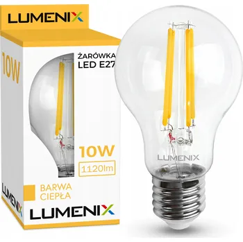 Žárovka Žárovka E27 LED FILAMENT 10W TEPLÁ edison 1120lm