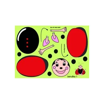 Vystřihovánky Vystřihovánka prostorová A4 "Beruška" 10x2 O601