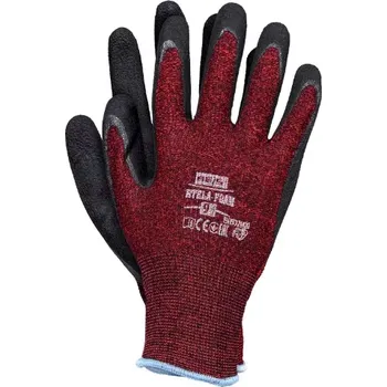 Pracovní rukavice Reis RTELA FOAM Red/Black 7-10