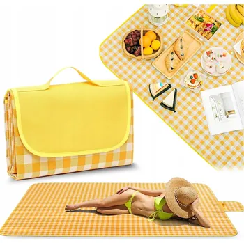Pikniková deka Pikniková deka pro kempování 150 x 200 cm podložka voděodolná, velká plážová deka