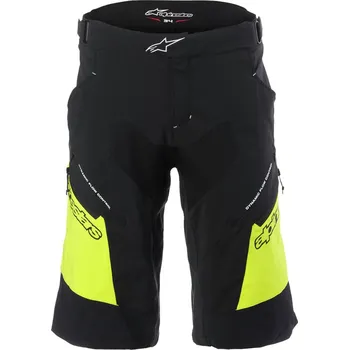 Cyklistické kalhoty Kraťasy - ALPINESTARS Drop 2 2018 - Black/Acid Yellow 36