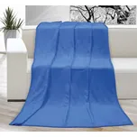 Luxusní deka mikroplyš 200x230 Modrá 400g