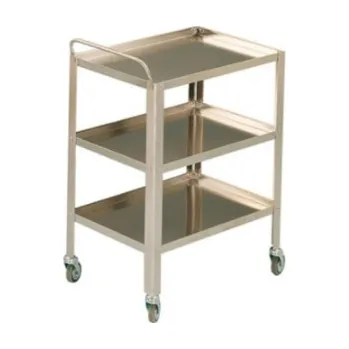 Operační stůl Moretti S.p.A., Italy Instrumentační stolek pojízdný varianta: 60 x 40 x 80 cm