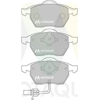 Brzdová destička Sada brzdových destiček, vždy 4 kusy v sadě MOTAQUIP LVXL1022