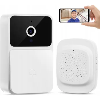 IP kamera BEZPRZEWODOWY DZWONEK Kamera do Drzwi WIFI dwukierunkowy domofon 800mAh