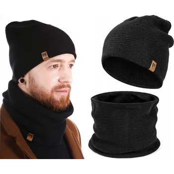 Čepice Heyo sada: čepice a nákrčník (rolák) univerzální velikost černá