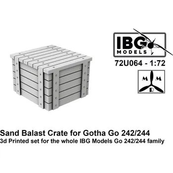Plastikový model 1/72 Sand Balast Crate for Gotha Go 242/244