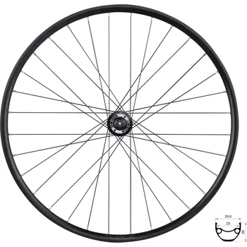 Zapletené kolo kolo přední FORCE XC DISC 622x23 F804332-6d 32d