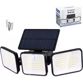 Žertovný předmět Solární výkonné venkovní osvětlení 180 LED lampa se senzorem pohybu - 24889