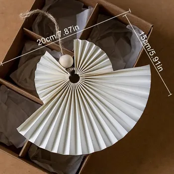 Vánoční ozdoba vánoční papírové ozdoby stromek vločky koule | vánoční dekorace, závěsné ozdoby - i