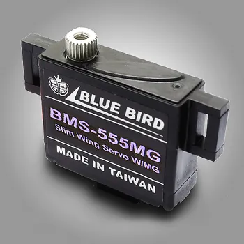 RC vybavení Analogové servo BMS-555MG 19,5g/0,13s/4,7kg Blue Bird servo