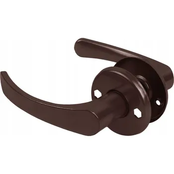 Dveřní kování Interiérová klika Bauster Krátká, Štítek kulatý