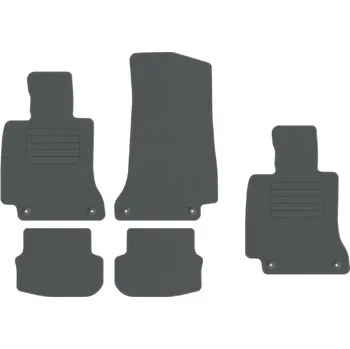 autokoberec Kobercové rohožky Edecor velurové 5 ks