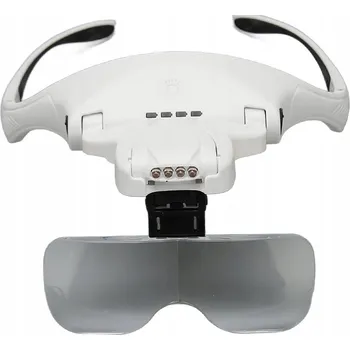 Lupa PROFESIONÁLNÍ ZVĚTŠOVACÍ BRÝLE BRÝLOVÁ LUPA S LED OSVĚTLENÍM USB