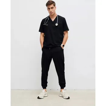 Zdravotnický oděv Pánské kalhoty Jogger - BLACK 0