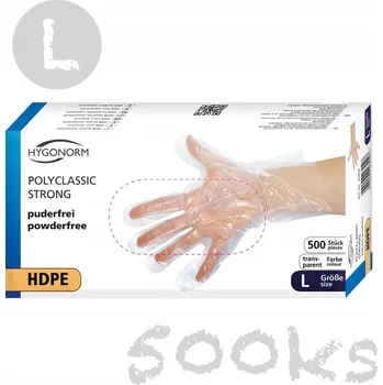 Pracovní rukavice PE RUKAVICE JEDNORÁZOVÉ L 500KS