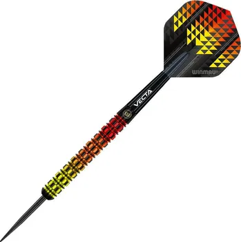 Šipka Sada steel šipek Winmau Firestorm Flame Parallel 24g, 90% wolfram