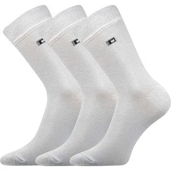 Pánské ponožky BOMA Ponožky pánské společenské ŽOLÍK světle šedé (3&nbsp;páry) 43-46 110163