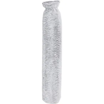 Termofor H&L Termofor Cosy Long 2 l, kožíškový potah, světle šedý