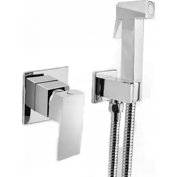 Bidetová baterie pod omítku Granitan CARO stříbrná