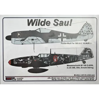 Plastikový model 1/32 Decals Fw 190A-5 & Bf 109 G-6/R6