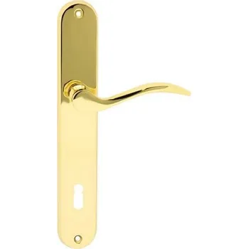 Dveřní kování Cobra dveřní kování KRISTINA (mosaz) Provedení: WC (klika/klika, WC zámek), Rozteč: 90mm