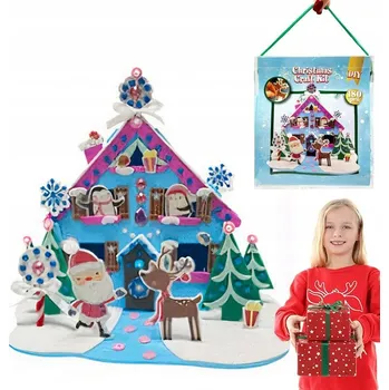 Puzzle VÁNOČNÍ DOMEČEK S PĚNOVOU SKLÁDAČKOU PUZZLE 3D