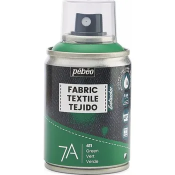 Speciální výtvarná barva Barva na textil ve spreji Pébéo 7A 100 ml - 11 Green