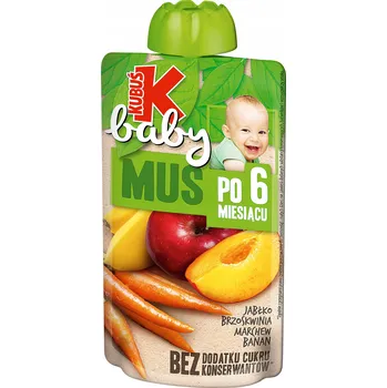 Kubuś Baby PYRÉ jablko broskev mrkev banán 100