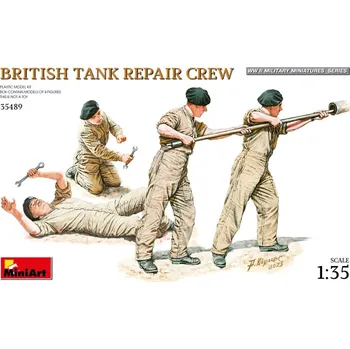 Plastikový model 1/35 British Tank Repair Crew (4 fig.)