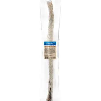 Pamlsek pro psa PETMEX Hovězí kůže s chlupy – žvýkací kost 50 cm 1 Ks.