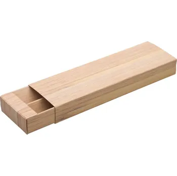 Dárková krabička Dárková papírová krabička na 2 pera - přírodní