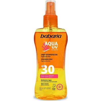Přípravek na opalování Babaria Aqua UV Sprej na opalování SPF30