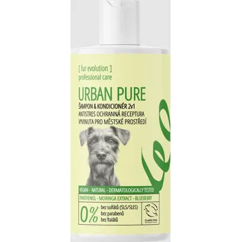 Šampon URBAN PURE - Antistresový ochranný šampon a kondicionér 2v1 na srst a kůži do městského prostředí 300ml Soaphoria