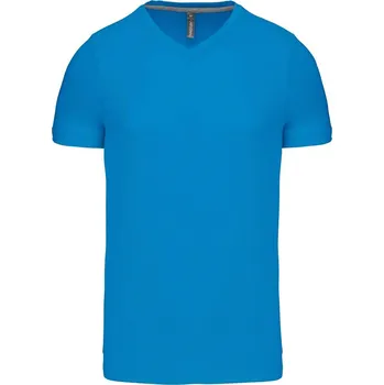 Pánské tričko Triko pánské krátký rukáv V-neck K357 180g