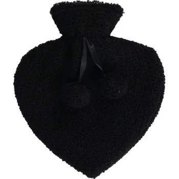 Termofor H&L Termofor ve tvaru srdce Heart 0,75 l – černý