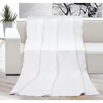 deka Luxusní deka mikroplyš 200x230 Bílá 400g