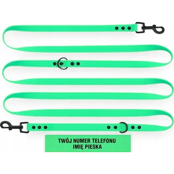 Vodítko pro psa VODÍTKO LANKOVÉ NASTAVITELNÉ PŘEPÍNACÍ VODĚODOLNÉ MĚKKÉ BIOTHANE PVC 15M 16MM