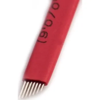 Nástroj na niť a příze Červené pero na obočí pro microblading (efekt peří)