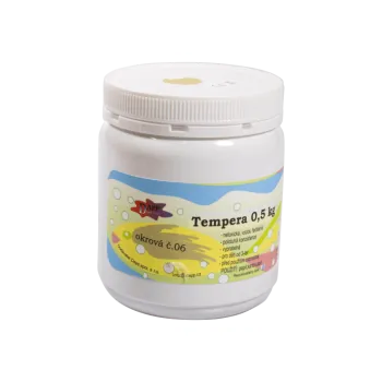 Vodová barva Tempera 0,5 kg - /06-okr žlutá bte06