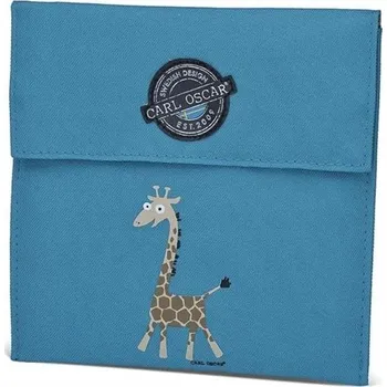 Svačinový box Carl Oscar Termotaška na svačinu Pack'n'Snack Tyrkysová Žirafa