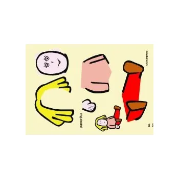 Vystřihovánky Vystřihovánka prostorová A4 "Panenka " 10x2 O619