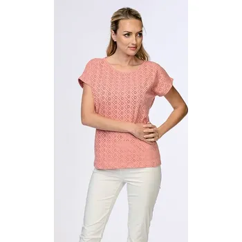 Dámská halenka Kimonová lososová dámská halenka z madeiry 7898 velikost 3XL